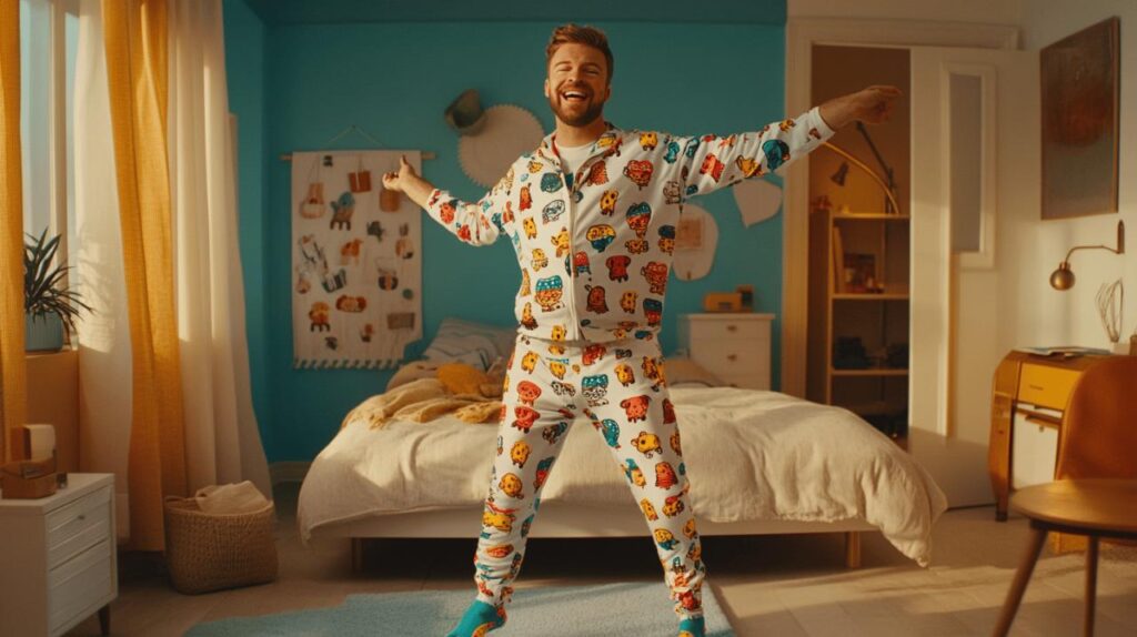 Les meilleurs pyjamas homme humoristique inspires des pubs cultes