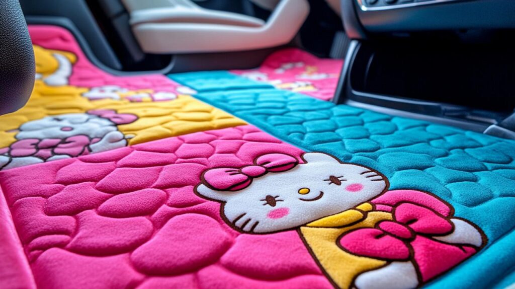 Confort et style garantis : découvrez les tapis de voiture Hello Kitty au meilleur prix